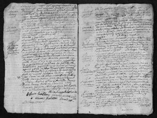 17 vues Registre paroissial. Baptêmes, mariages, sépultures (octobre 1735-avril 1737)