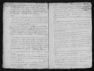 7 vues Registre paroissial. Sépultures (février 1754-février 1755)