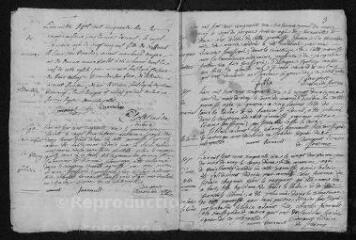 11 vues Registre paroissial. Sépultures (1756-janvier 1757)