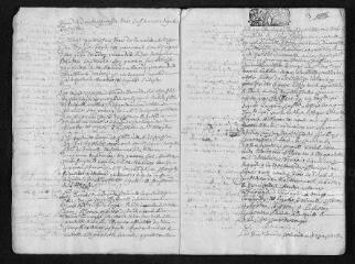 23 vues Registre paroissial. Baptêmes, mariages, sépultures (1701-janvier 1702)