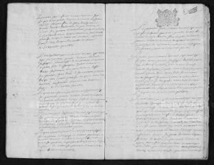 19 vues Registre paroissial. Baptêmes, mariages, sépultures (1707-février 1708)