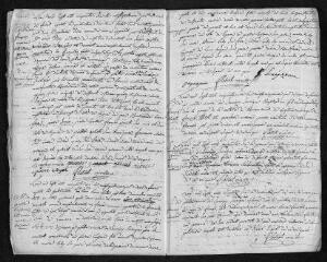 14 vues Registre paroissial. Baptêmes, mariages, sépultures (1756-janvier 1757)