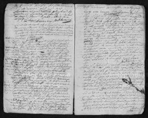 11 vues Registre paroissial. Baptêmes, mariages, sépultures (1759-janvier 1760)