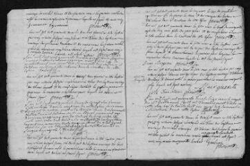 16 vues Registre paroissial. Baptêmes, mariages, sépultures (1742-janvier 1743)