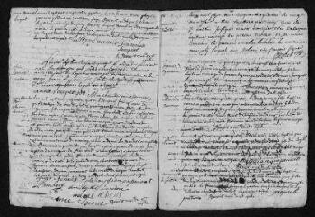 11 vues Baptêmes et mariages (1er janvier 1744-22 janvier 1745).