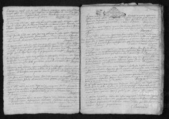 33 vues Registre paroissial. Baptêmes, mariages, sépultures (septembre 1673-juin 1688)
