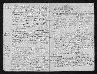11 vues  - Registre paroissial. Baptêmes, mariages, sépultures (mars 1692-février 1693) (ouvre la visionneuse)