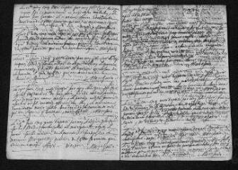 9 vues Registre paroissial. Baptêmes, mariages, sépultures (1704-mars 1705)