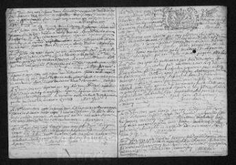 9 vues Registre paroissial. Baptêmes, mariages, sépultures (mars-décembre 1705)