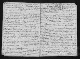 9 vues  - Registre paroissial. Baptêmes, mariages, sépultures (1706-février 1707) (ouvre la visionneuse)