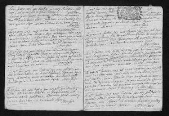 8 vues Registre paroissial. Baptêmes, sépultures (février-décembre 1707)