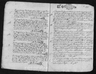 10 vues Registre paroissial. Baptêmes, mariages, sépultures (1692-janvier 1694)