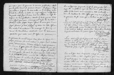 7 vues Registre paroissial. Baptêmes, mariages, sépultures (1759-février 1760)