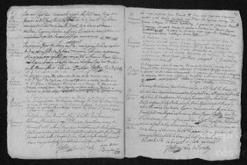 5 vues  - Registre paroissial. Baptêmes, mariages, sépultures (1753-août 1754) (ouvre la visionneuse)