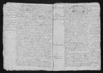 17 vues  - Registre paroissial. Baptêmes, mariages, sépultures (1727-mars 1728) (ouvre la visionneuse)