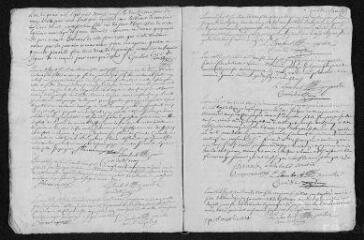 8 vues Registre paroissial. Baptêmes, mariages, sépultures (1739-janvier 1740)