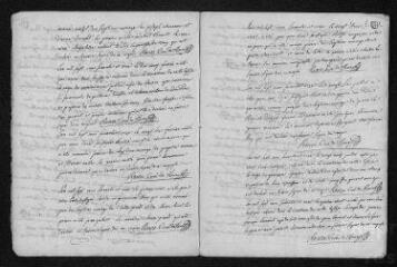 11 vues Registre paroissial. Baptêmes, mariages, sépultures (1771-février 1772)