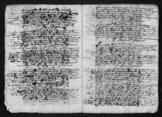 11 vues Registre paroissial. Baptêmes, mariages, sépultures (1742-janvier 1743)
