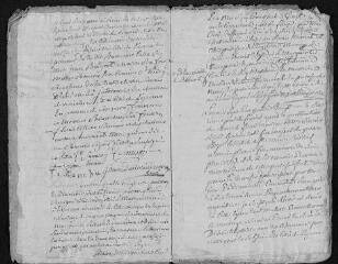 20 vues Registre paroissial. Baptêmes, mariages, sépultures (1781-février 1782)