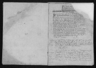 119 vues Registre paroissial. Baptêmes, mariages, sépultures (1699-1708 - 1730-1732 - 1737-1753)