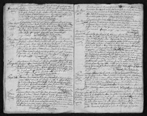 9 vues Registre paroissial. Baptêmes, mariages, sépultures (1766) - Baptêmes, sépultures (janvier 1767)