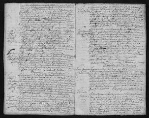8 vues Registre paroissial. Baptêmes, mariages, sépultures (1772) - Baptêmes (janvier 1773)