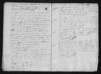 7 vues  - Registre paroissial. Baptêmes, mariages, sépultures (1703) - Baptêmes (janvier 1704) (ouvre la visionneuse)