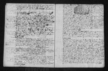 15 vues  - Registre paroissial. Baptêmes, mariages, sépultures (1704-février 1705) (ouvre la visionneuse)