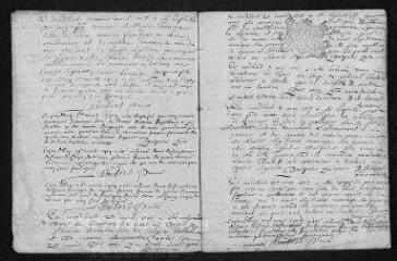 14 vues Registre paroissial. Baptêmes, mariages, sépultures (1707-février 1708)