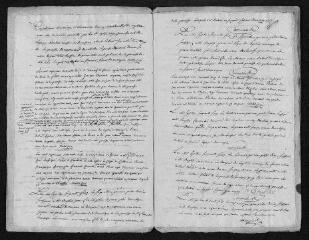11 vues  - Registre paroissial. Baptêmes, mariages, sépultures (1776) - Mariages (janvier 1777) (ouvre la visionneuse)