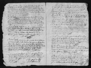 10 vues Registre paroissial. Baptêmes, mariages, sépultures (1668) - Baptêmes (janvier 1669)