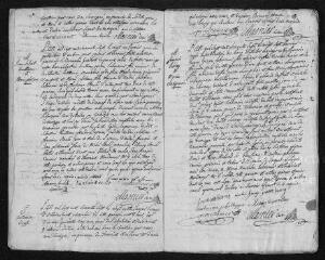 12 vues Registre paroissial. Baptêmes, mariages, sépultures (1767) - Baptêmes, sépultures (janvier 1768)