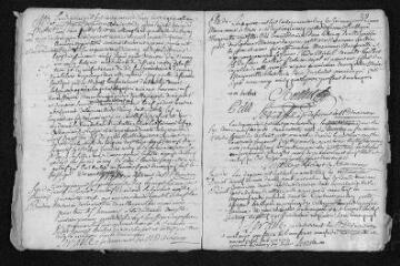 17 vues Registre paroissial. Baptêmes, mariages, sépultures (1745-janvier 1746)