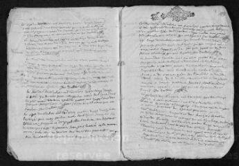 8 vues  - Registre paroissial. Baptêmes, mariages, sépultures (mai 1692-septembre 1694) (ouvre la visionneuse)