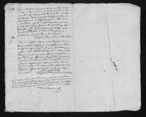 6 vues Registre paroissial. Baptêmes, mariages, sépultures (1741) - Baptême (janvier 1742)