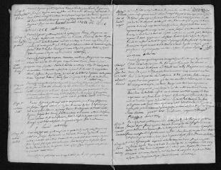 8 vues Registre paroissial.Baptêmes, mariages, sépultures (mars-décembre 1791) - Sépulture (janvier 1792)