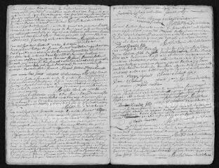 16 vues Registre paroissial. Baptêmes, mariages, sépultures (1771-février 1772)