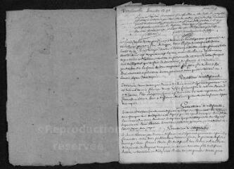 10 vues Registre paroissial. Baptêmes, mariages, sépultures (1740) - baptêmes (1741)