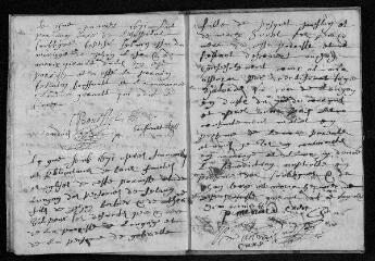 24 vues Registre paroissial. Baptêmes, mariages, sépultures (1671-1672) - Mariage (janvier 1673)