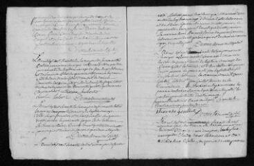 12 vues Registre paroissial. Baptêmes, mariages, sépultures (1760) - Mariages, sépultures (janvier 1761)
