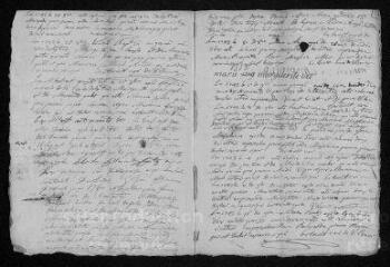 7 vues Registre paroissial. Baptêmes, mariages, sépultures (1743-mars 1744)