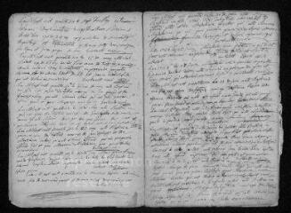 11 vues Registre paroissial. Baptêmes, mariages, sépultures (1746-mars 1747)
