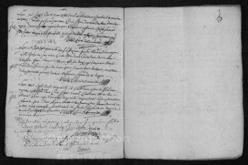 6 vues  - Registre paroissial. Baptêmes, sépultures (1749) - Sépultures (janvier 1750) (ouvre la visionneuse)