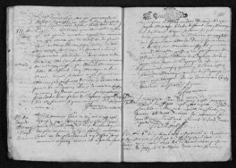 12 vues  - Registre paroissial. Baptêmes, mariages, sépultures (mars 1692-février 1693) (ouvre la visionneuse)