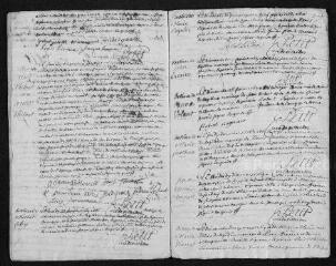 11 vues Registre paroissial. Baptêmes, mariages, sépultures (1769-janvier 1770)