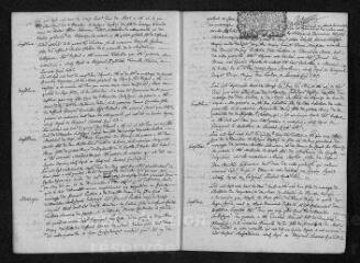 10 vues Registre paroissial. Baptêmes, mariages, sépultures (1703) - Baptêmes, mariages, sépultures (janvier 1704)