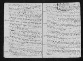 11 vues Registre paroissial. Baptêmes, mariages, sépultures (1706) - Baptêmes, sépultures (janvier-février 1707)