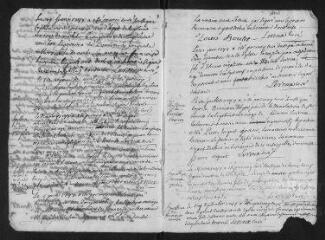7 vues Registre paroissial. Baptêmes, mariages, sépultures (1747-janvier 1748)