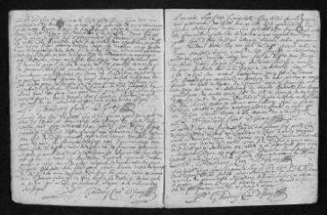 9 vues  - Registre paroissial. Baptêmes, mariages, sépultures (1755) - Sépultures (janvier 1756) (ouvre la visionneuse)