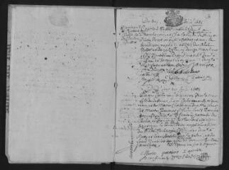 15 vues  - Registre protestant. Baptêmes, mariages, sépultures (juin-octobre 1685) (ouvre la visionneuse)